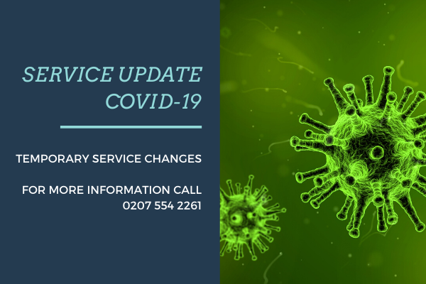 Service Update – COVID-19